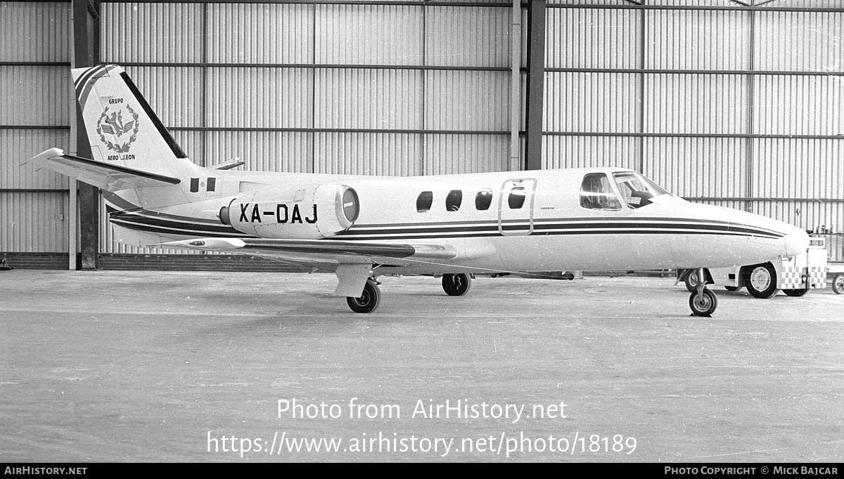 Aircraft Photo of XA-DAJ | Cessna 500 Citation | Aero Leon | AirHistory.net #18189