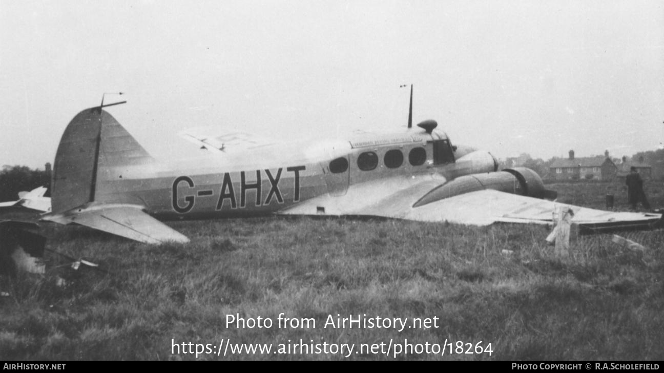 Aircraft Photo of G-AHXT | Avro 652A Anson I | Loxhams Flying Services | AirHistory.net #18264