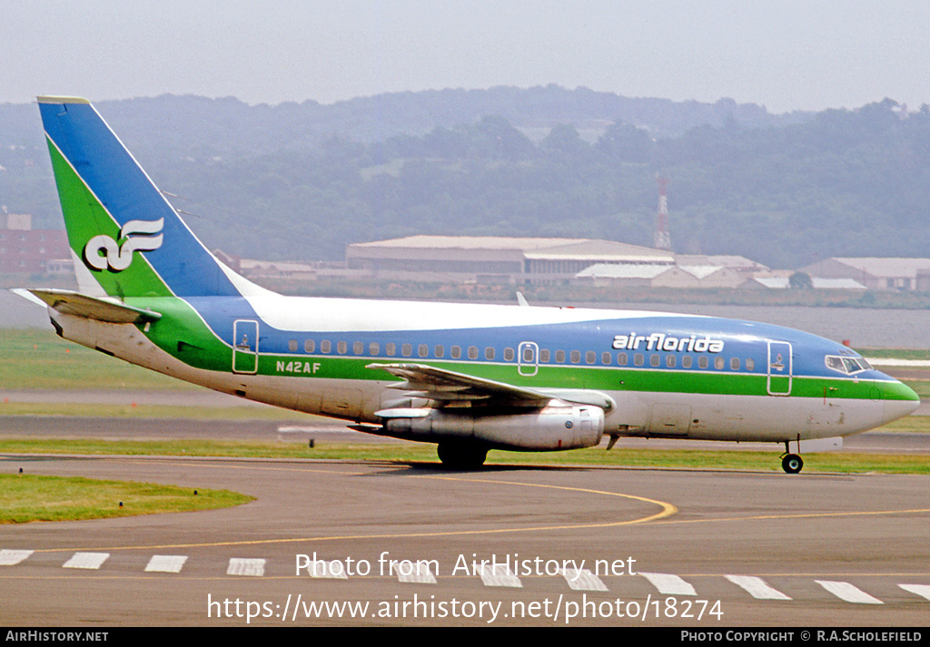 Aircraft Photo of N42AF | Boeing 737-112 | Air Florida | AirHistory.net #18274