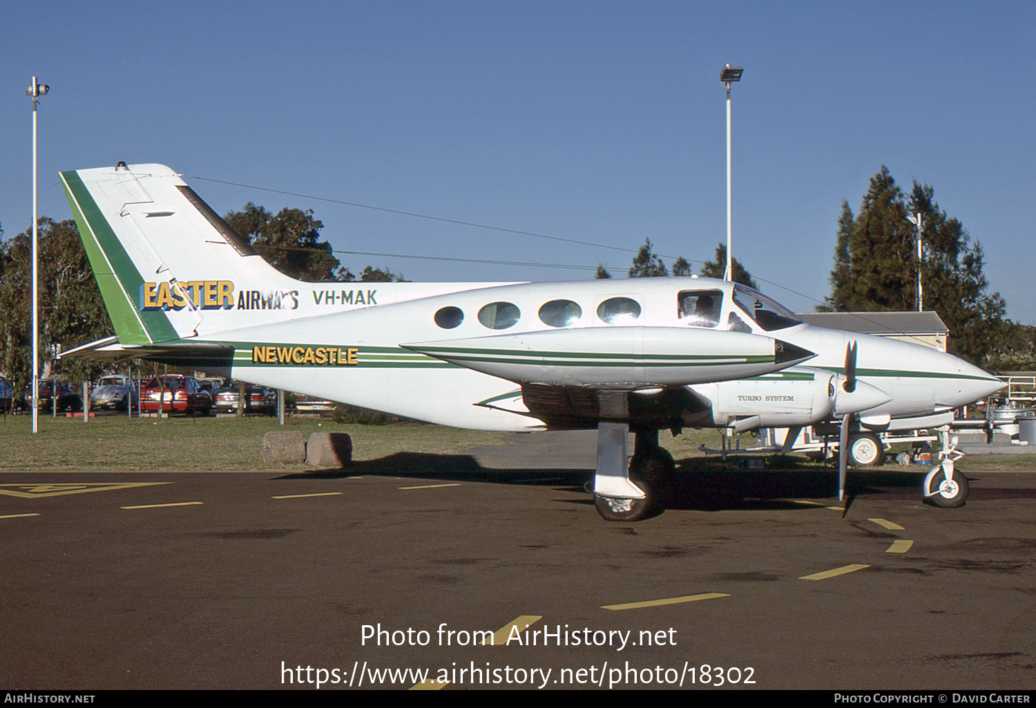 Aircraft Photo of VH-MAK | Cessna 414 | Easter Airways | AirHistory.net #18302