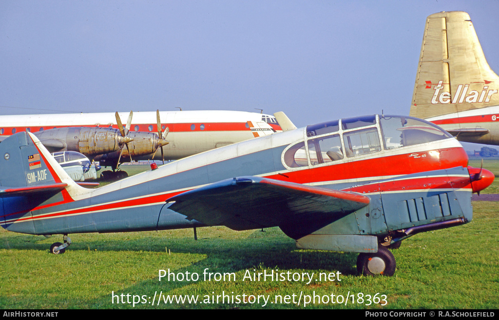 Aircraft Photo of 9M-AOF | Let Ae-45S Super | Brookwood Aviation | AirHistory.net #18363