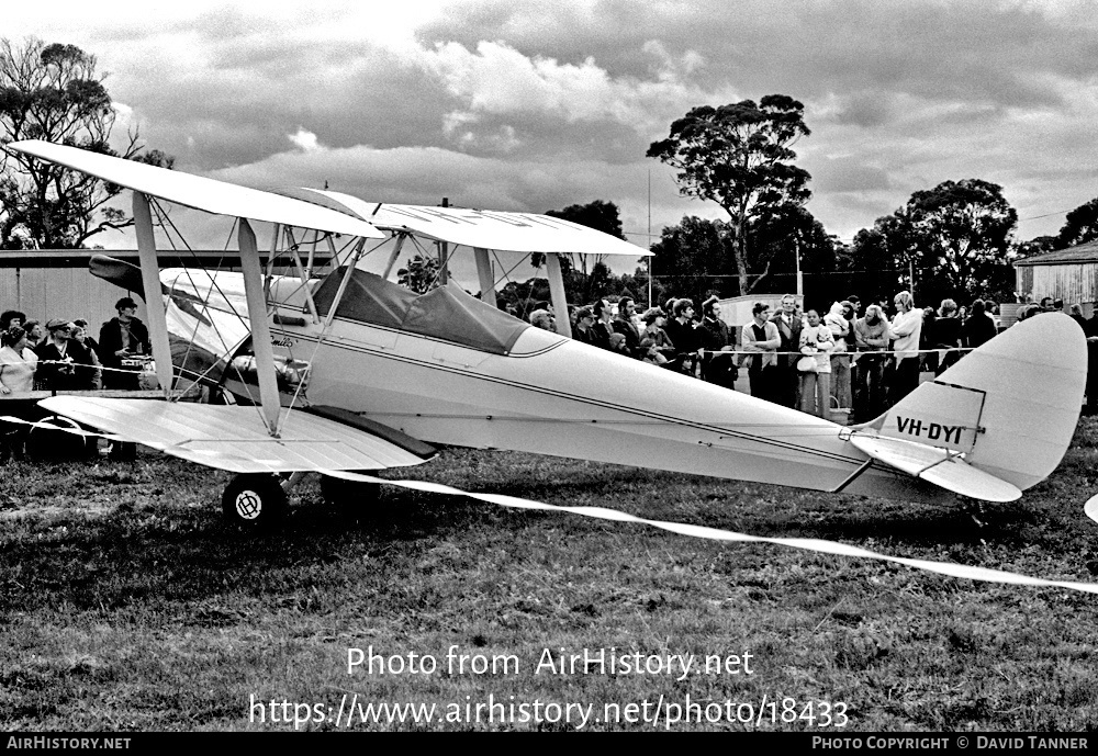 Aircraft Photo of VH-DYI | De Havilland D.H. 82A Tiger Moth | AirHistory.net #18433