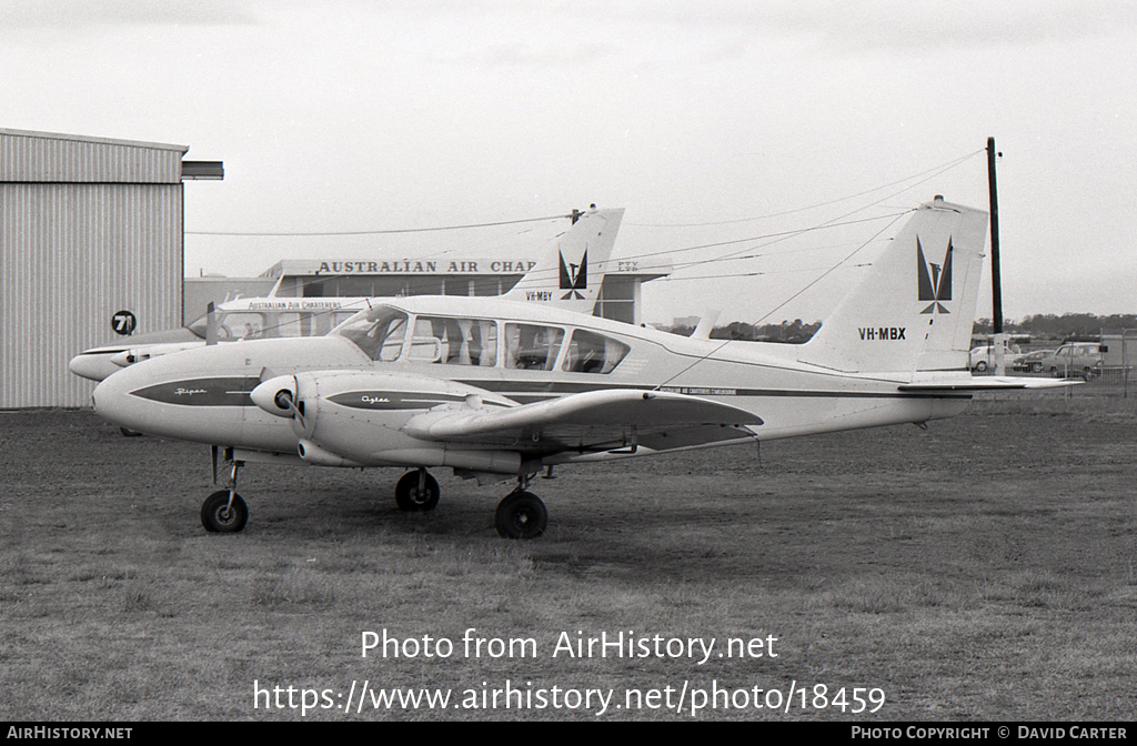 Aircraft Photo of VH-MBX | Piper PA-23-250 Aztec B | Australian Air Charterers | AirHistory.net #18459