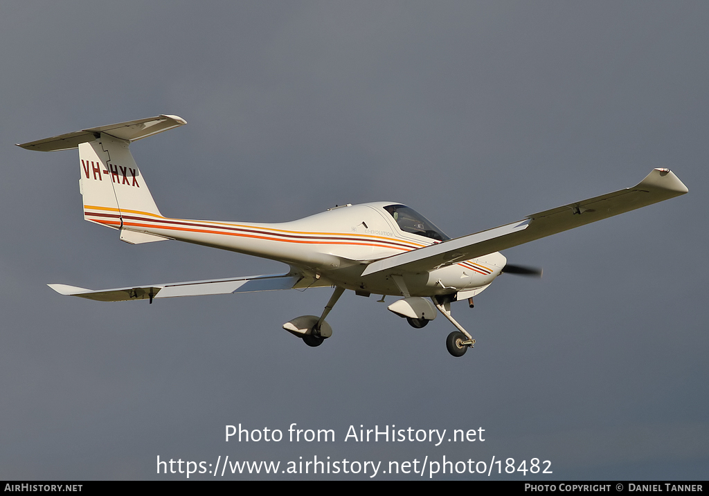 Aircraft Photo of VH-HXX | Diamond DA20C-1 Evolution | Bruce Hartwig Flying School | AirHistory.net #18482