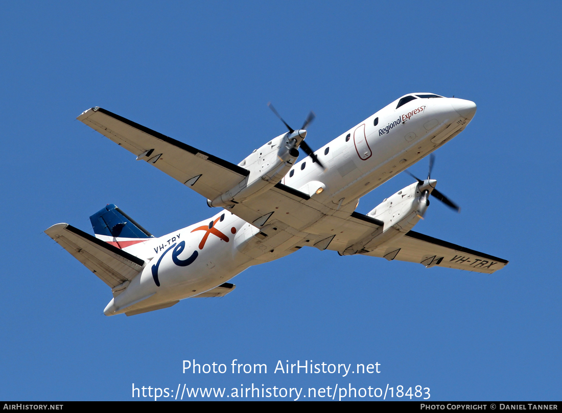 Aircraft Photo of VH-TRX | Saab 340B | REX - Regional Express | AirHistory.net #18483