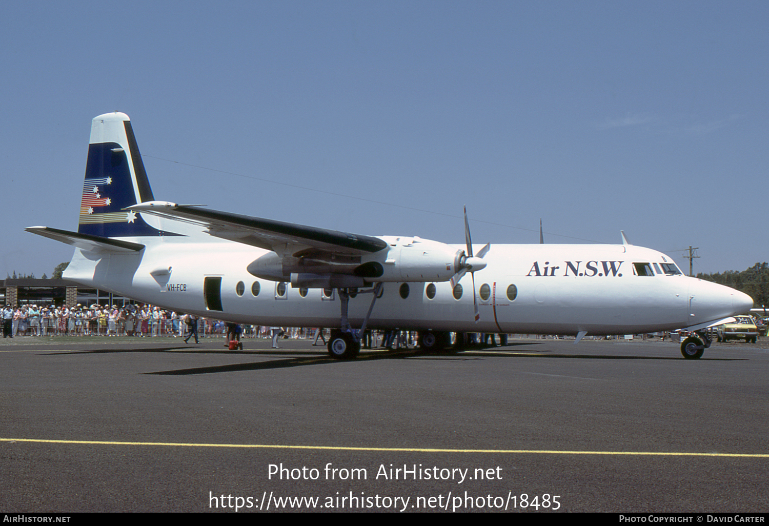 Aircraft Photo of VH-FCB | Fokker F27-500F Friendship | Air NSW | AirHistory.net #18485