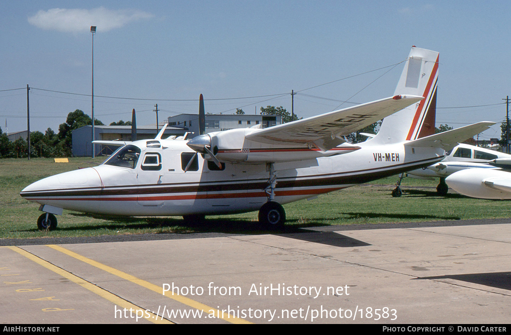 Aircraft Photo of VH-MEH | Rockwell 500S Shrike Commander | AirHistory.net #18583