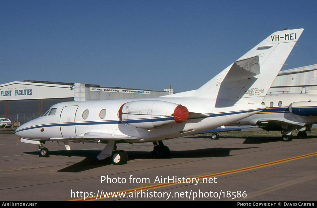 Aircraft Photo of VH-MEI | Dassault Falcon 10 | AirHistory.net #18586