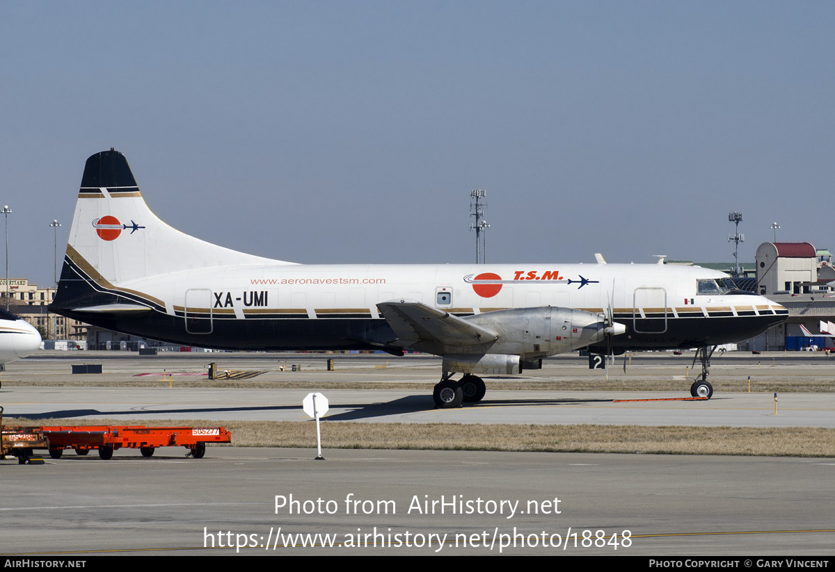 Aircraft Photo of XA-UMI | Convair 640/F | Aeronaves TSM - Transportes Saltillo Monterrey | AirHistory.net #18848