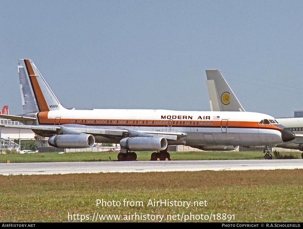 Aircraft Photo of N5601 | Convair 990A (30A-5) | Modern Air | AirHistory.net #18891