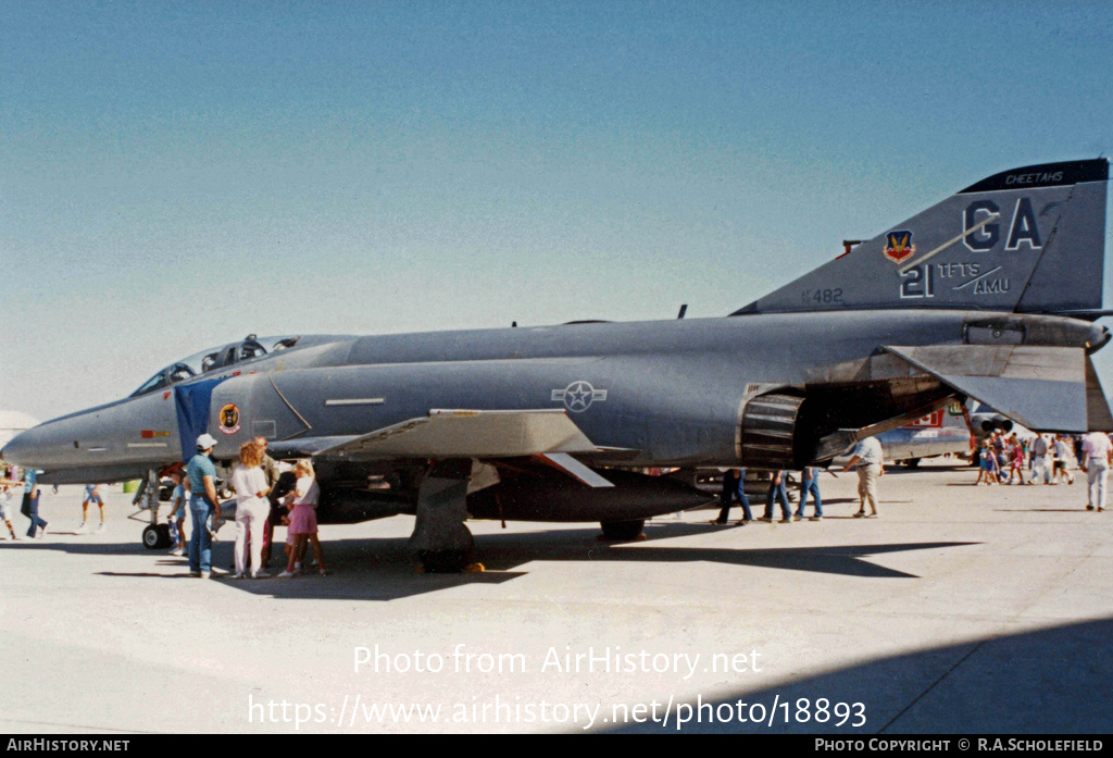 Aircraft Photo of 72-1482 / AF72-482 | McDonnell Douglas F-4E Phantom II | USA - Air Force | AirHistory.net #18893