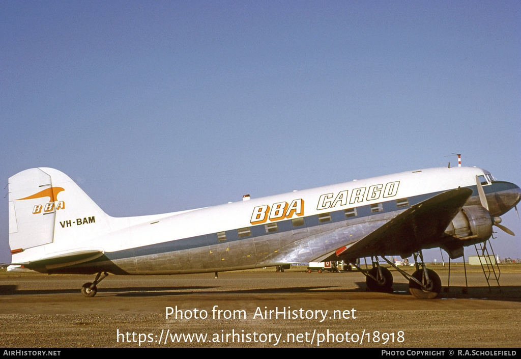 Aircraft Photo of VH-BAM | Douglas C-47A Skytrain | BBA Cargo - Brain & Brown Airfreighters | AirHistory.net #18918