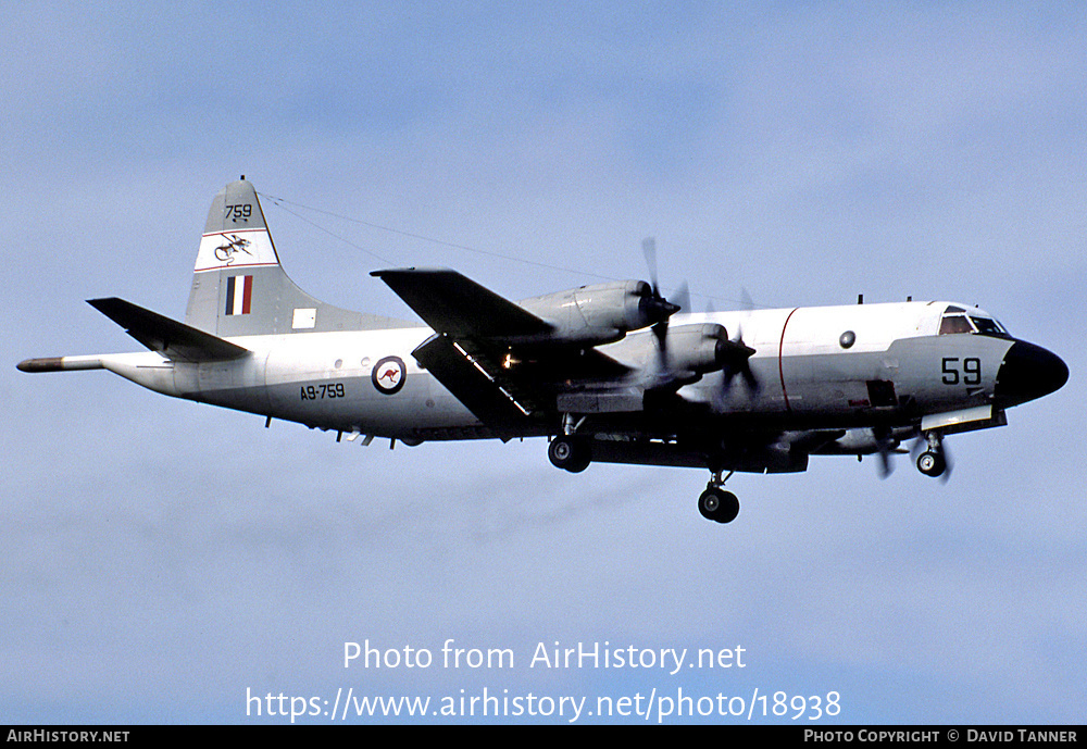 Aircraft Photo of A9-759 | Lockheed P-3C Orion | Australia - Air Force | AirHistory.net #18938