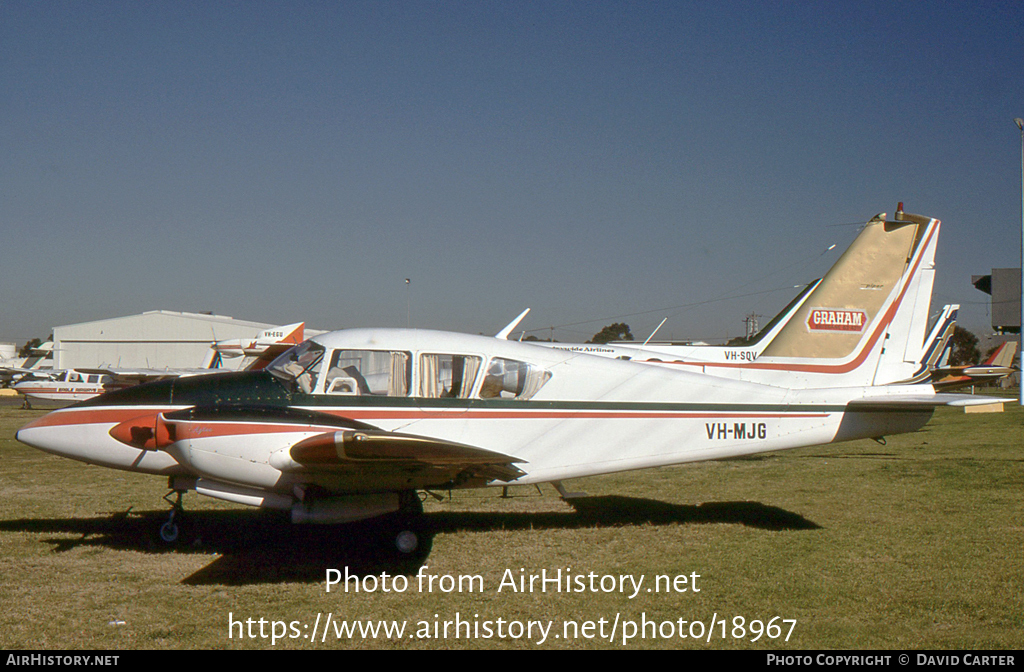 Aircraft Photo of VH-MJG | Piper PA-23-250 Aztec E | Graham Aviation | AirHistory.net #18967