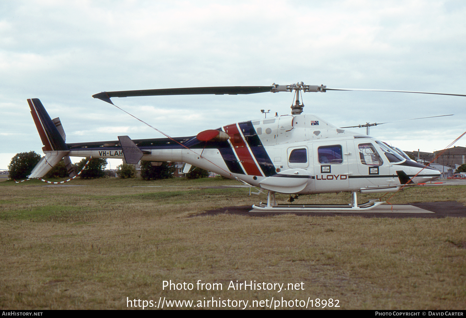 Aircraft Photo of VH-LAH | Bell 222U | Lloyd Aviation | AirHistory.net #18982