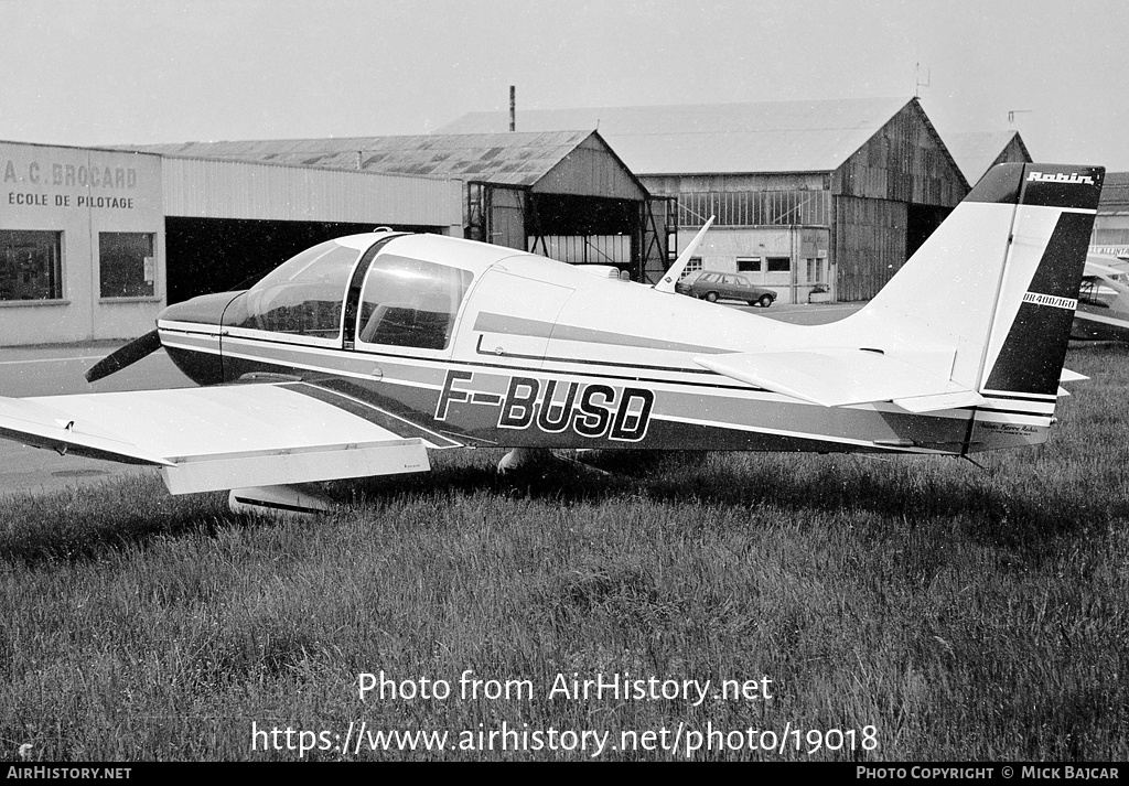 Aircraft Photo of F-BUSD | Robin DR-400-160 | AirHistory.net #19018