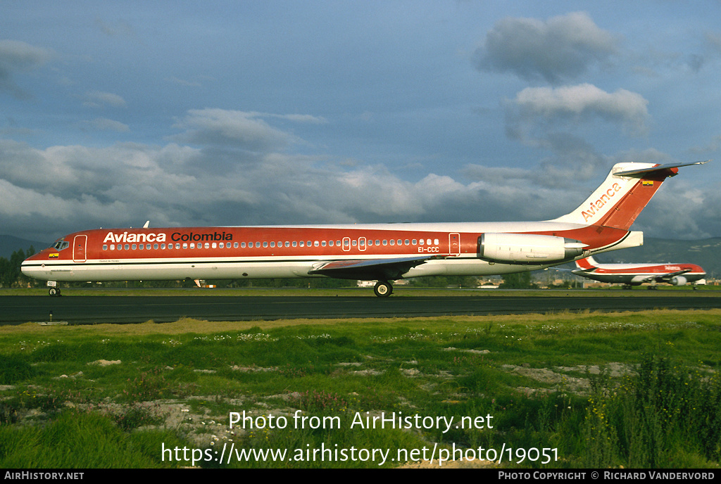 Aircraft Photo of EI-CCC | McDonnell Douglas MD-83 (DC-9-83) | Avianca | AirHistory.net #19051