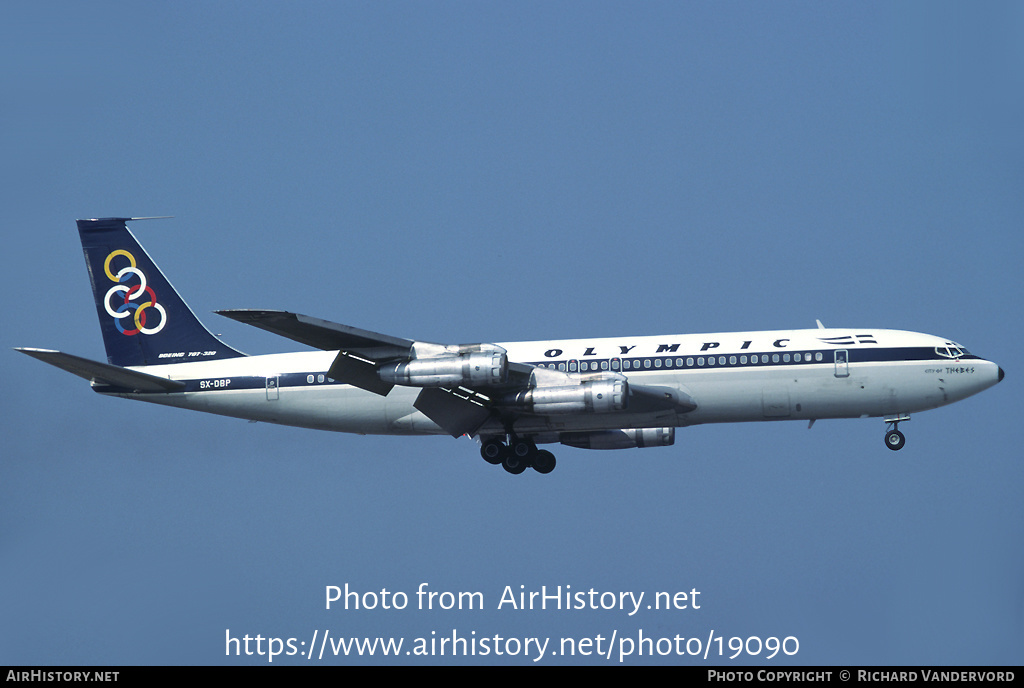 Aircraft Photo of SX-DBP | Boeing 707-351C | Olympic | AirHistory.net #19090