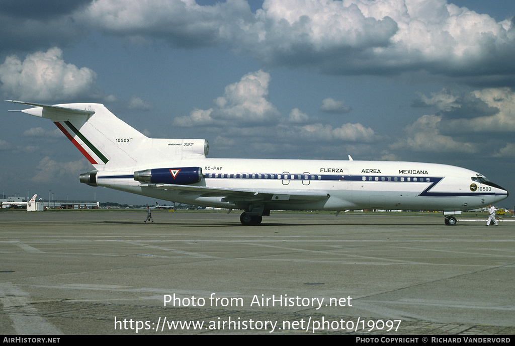 Aircraft Photo of 10503 | Boeing 727-14 | Mexico - Air Force | AirHistory.net #19097