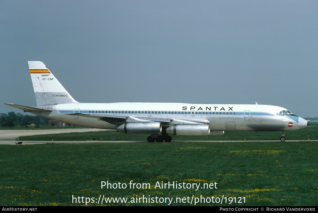 Aircraft Photo of EC-CNF | Convair 990A (30A-6) | Spantax | AirHistory.net #19121