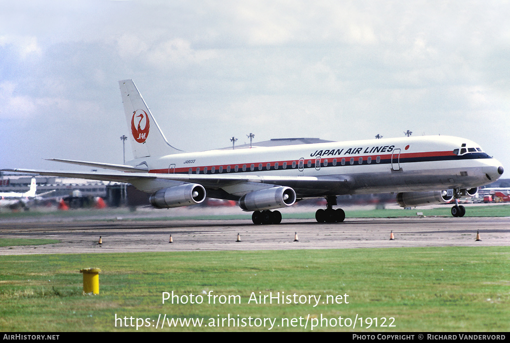 Aircraft Photo of JA8033 | McDonnell Douglas DC-8-62 | Japan Air Lines - JAL | AirHistory.net #19122