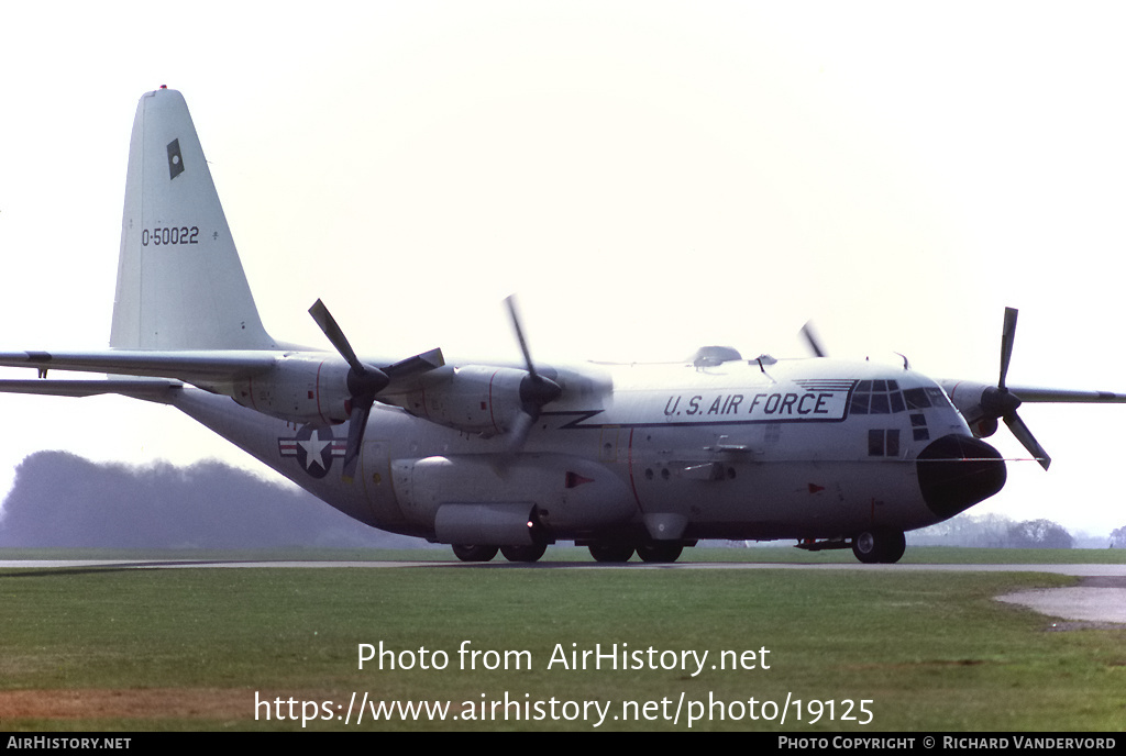 Aircraft Photo of 55-022 / 0-50022 | Lockheed NC-130A Hercules (L-182) | USA - Air Force | AirHistory.net #19125