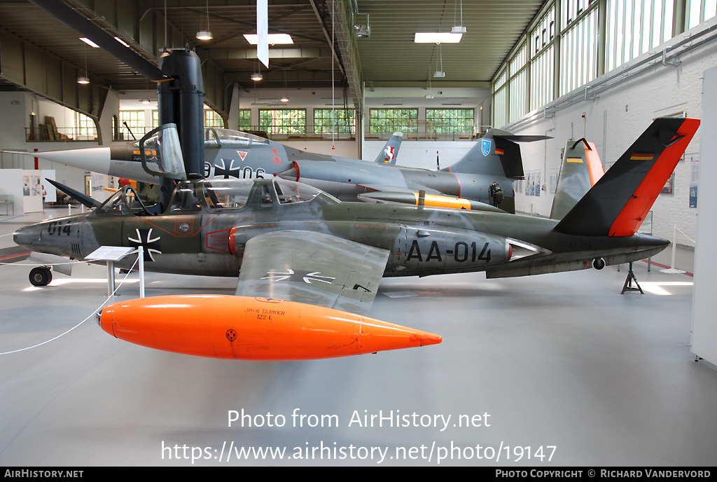 Aircraft Photo of AA-014 | Fouga CM-170R Magister | Germany - Air Force | AirHistory.net #19147