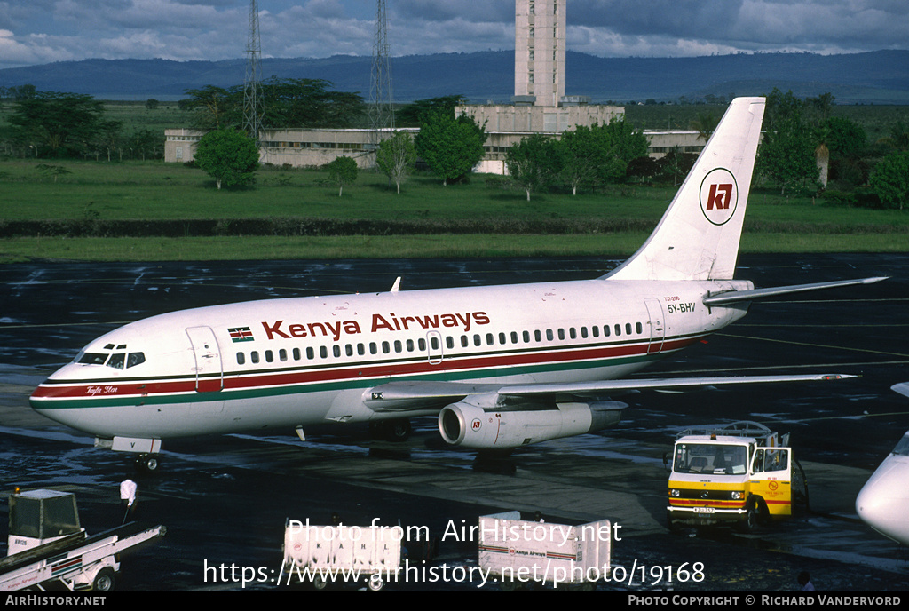 Aircraft Photo of 5Y-BHV | Boeing 737-266/Adv | Kenya Airways | AirHistory.net #19168