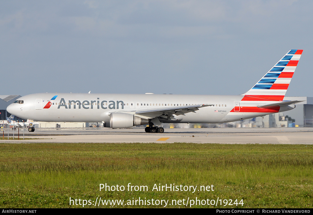 Aircraft Photo of N374AA | Boeing 767-323/ER | American Airlines | AirHistory.net #19244