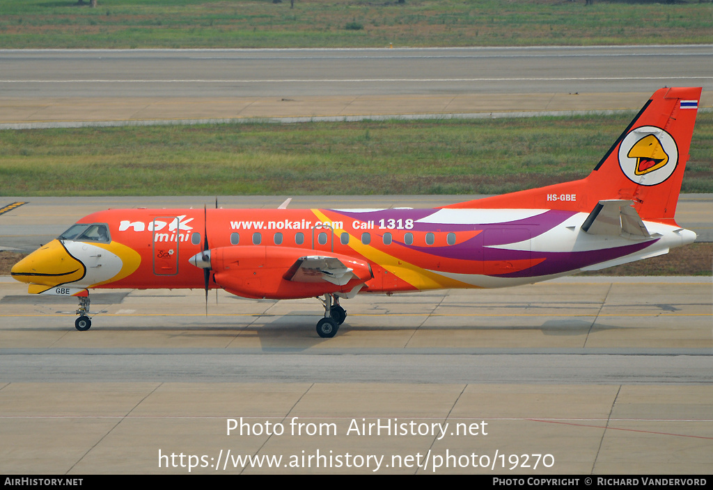 Aircraft Photo of HS-GBE | Saab 340B | Nok Mini | AirHistory.net #19270