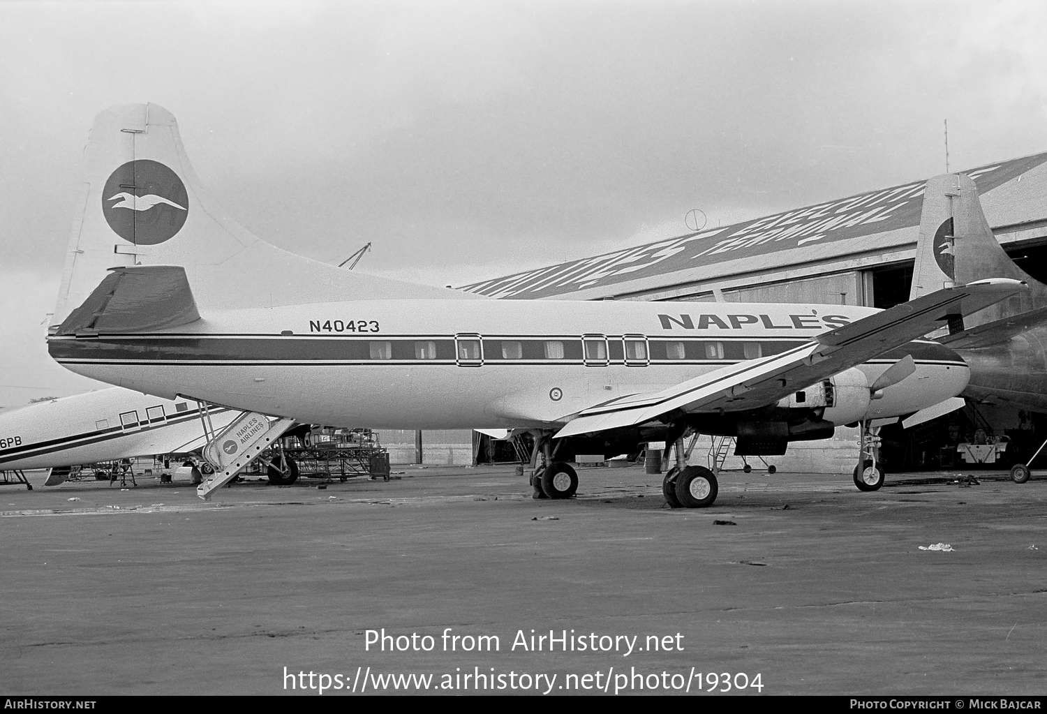 Aircraft Photo of N40423 | Martin 404 | Naples Airlines | AirHistory.net #19304