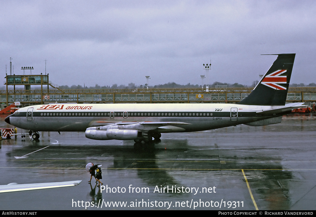 Aircraft Photo of G-APFK | Boeing 707-436 | BEA Airtours - British European Airways | AirHistory.net #19311