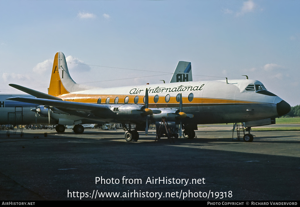 Aircraft Photo of G-APPX | Vickers 702 Viscount | Air International | AirHistory.net #19318