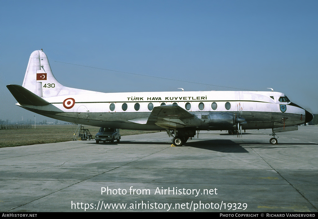 Aircraft Photo of 430 | Vickers 794D Viscount | Turkey - Air Force | AirHistory.net #19329