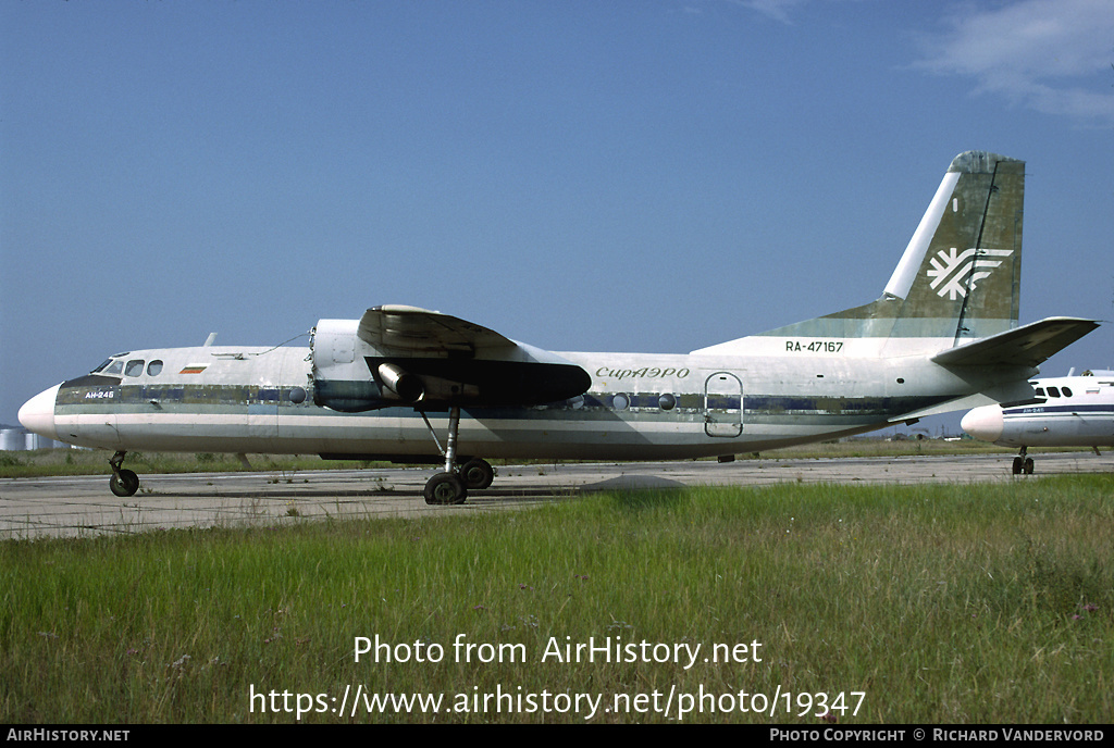 Aircraft Photo of RA-47167 | Antonov An-24B | Sir Aero | AirHistory.net #19347