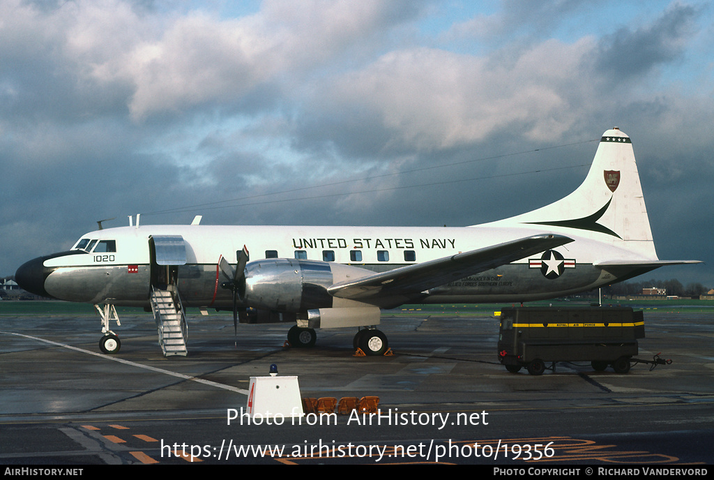 Aircraft Photo of 141020 | Convair VC-131F | USA - Navy | AirHistory.net #19356