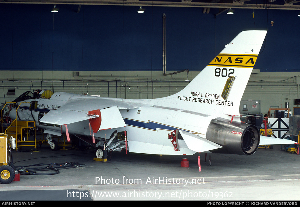 Aircraft Photo of NASA 802 | Vought F-8C Crusader | NASA - National Aeronautics and Space Administration | AirHistory.net #19362