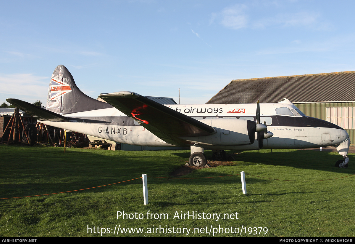 Aircraft Photo of G-ANXB | De Havilland D.H. 114 Heron 1B | BEA Scottish Airways - British European Airways | AirHistory.net #19379