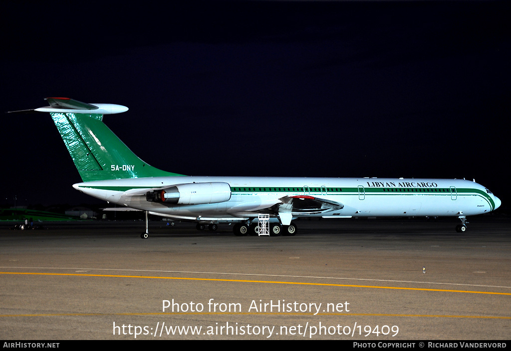 Aircraft Photo of 5A-DNY | Ilyushin Il-62M | Libyan Air Cargo | AirHistory.net #19409