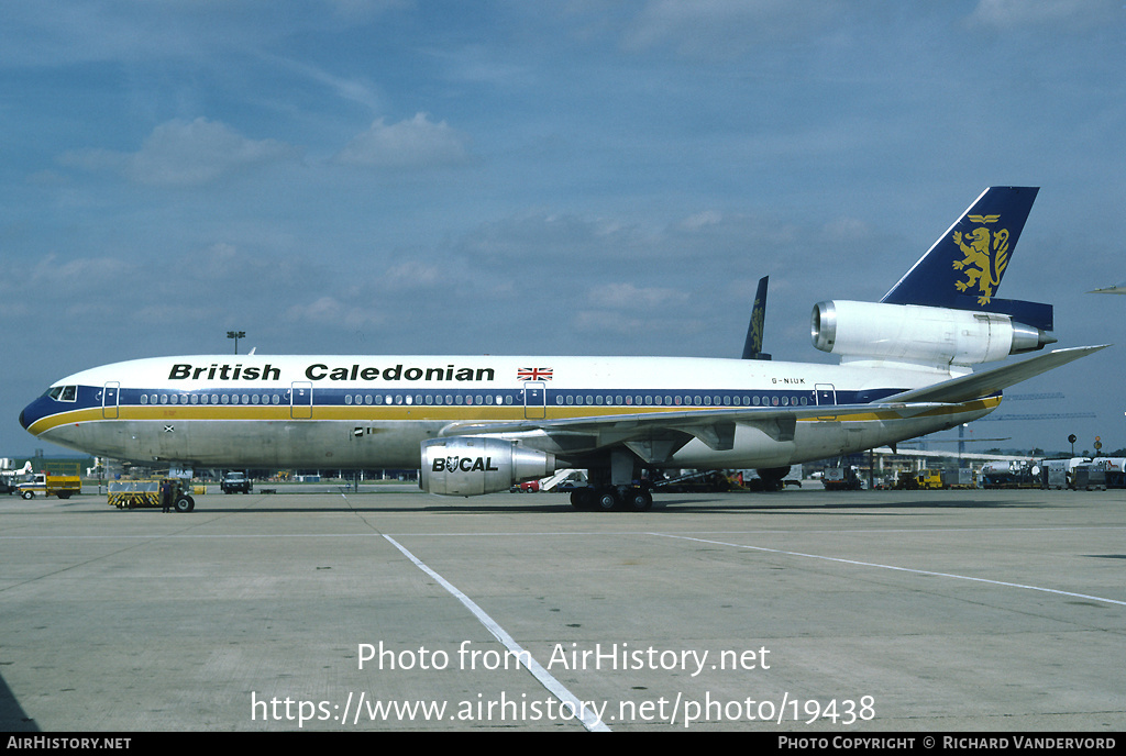 Aircraft Photo of G-NIUK | McDonnell Douglas DC-10-30 | British Caledonian Airways | AirHistory.net #19438