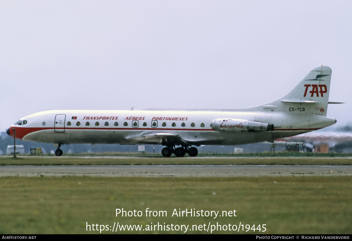 Aircraft Photo of CS-TCB | Sud SE-210 Caravelle VI-R | TAP - Transportes Aéreos Portugueses | AirHistory.net #19445