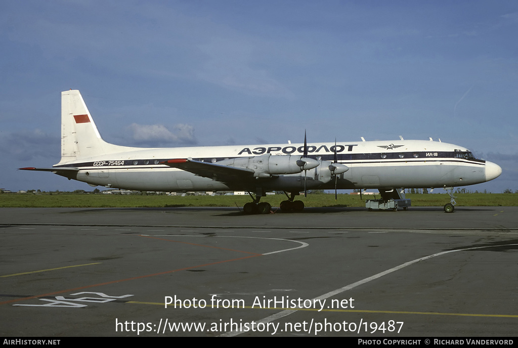 Aircraft Photo of CCCP-75464 | Ilyushin Il-18D | Aeroflot | AirHistory.net #19487