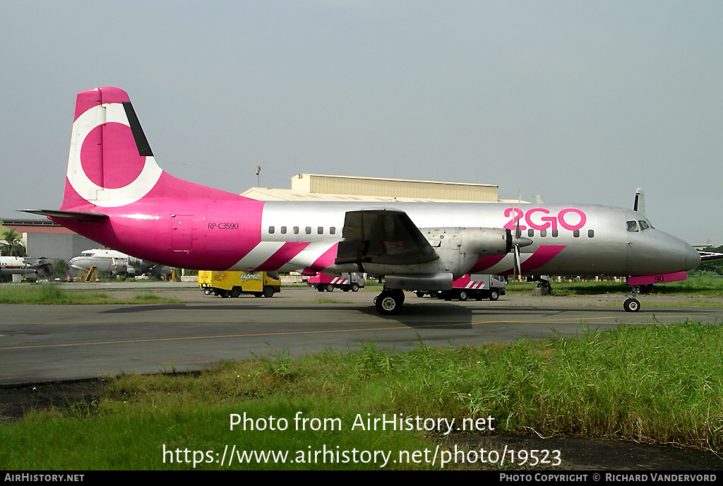 Aircraft Photo of RP-C3590 | NAMC YS-11A-600 | 2GO Air | AirHistory.net #19523