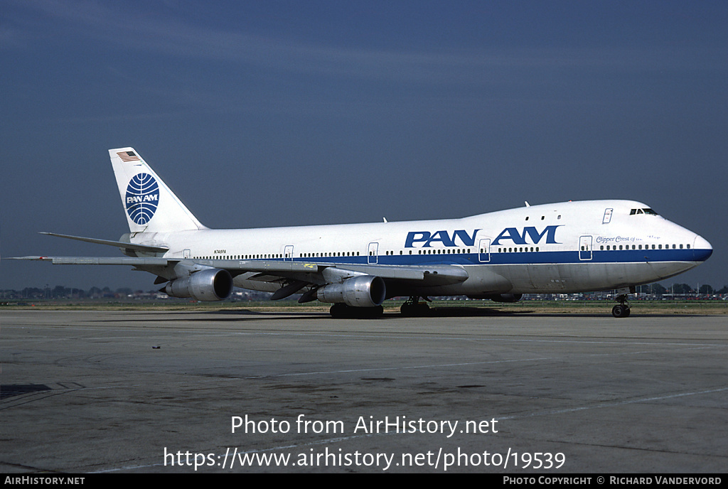 Aircraft Photo of N748PA | Boeing 747-121 | Pan American World Airways - Pan Am | AirHistory.net #19539