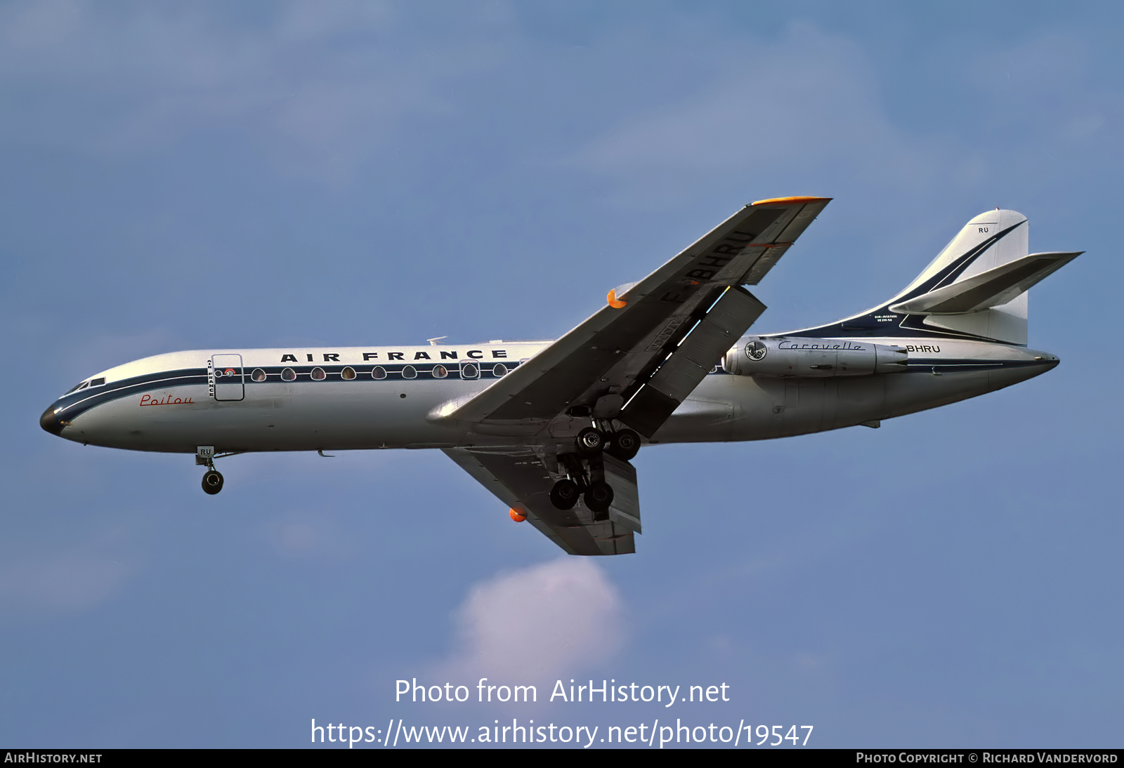 Aircraft Photo of F-BHRU | Sud SE-210 Caravelle III | Air France | AirHistory.net #19547