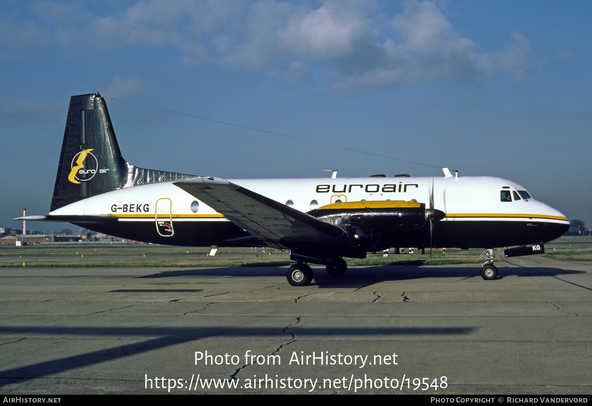 Aircraft Photo of G-BEKG | Hawker Siddeley HS-748 Srs1/105 | Euroair | AirHistory.net #19548