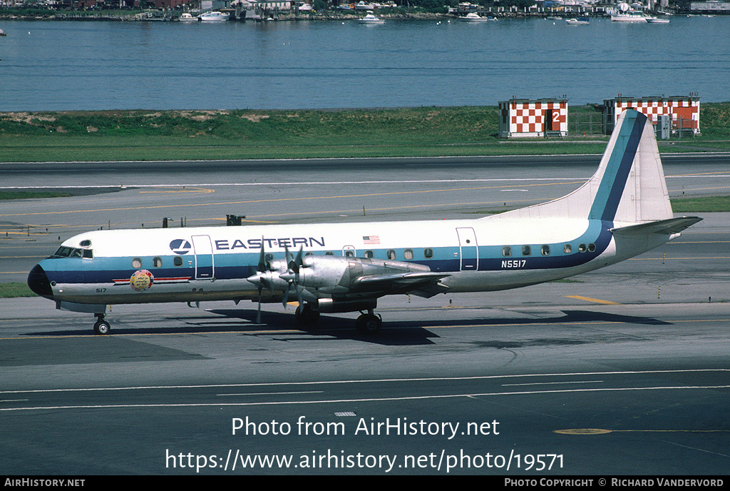 Aircraft Photo of N5517 | Lockheed L-188A Electra | Eastern Air Lines | AirHistory.net #19571