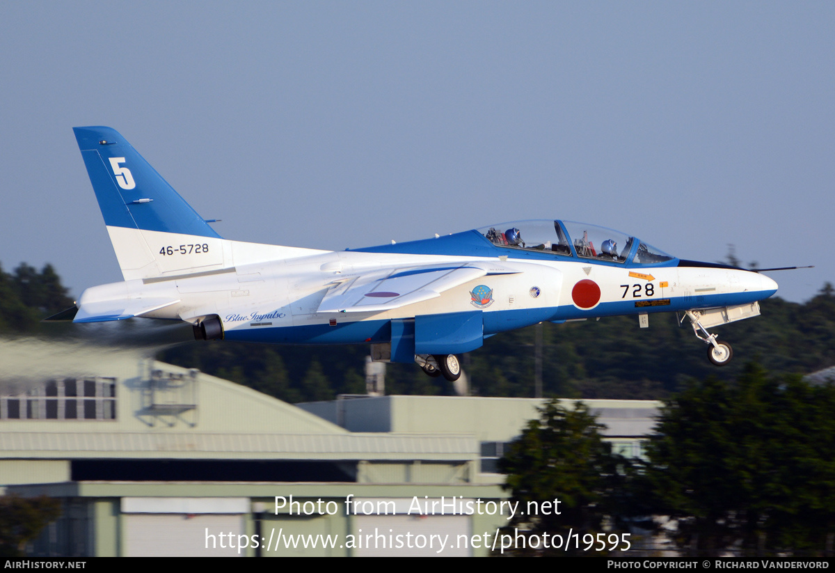 Aircraft Photo of 46-5728 | Kawasaki T-4 | Japan - Air Force | AirHistory.net #19595