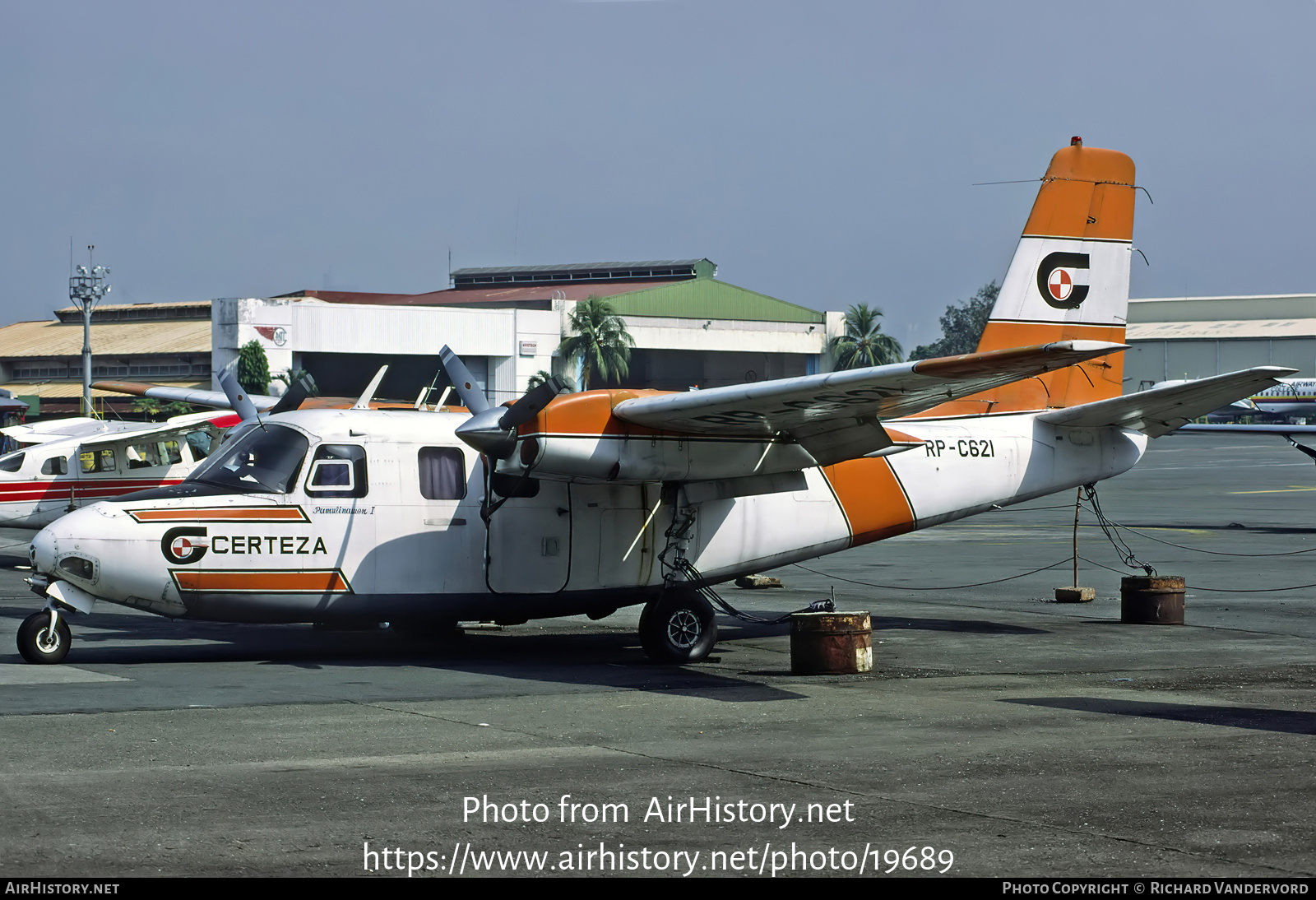 Aircraft Photo of RP-C621 | Aero Commander 500U Shrike Commander | Certeza Surveying & Aerophoto | AirHistory.net #19689