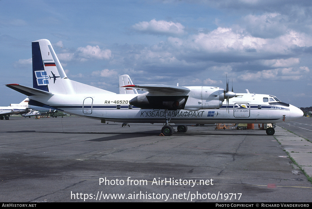 Aircraft Photo of RA-46520 | Antonov An-24RV | Kuzbassaviafracht | AirHistory.net #19717